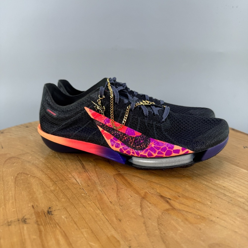 Nike Air Zoom Victory 2 'Glam' Mens Size 8.5 Track Spikes Light Carbon NEW